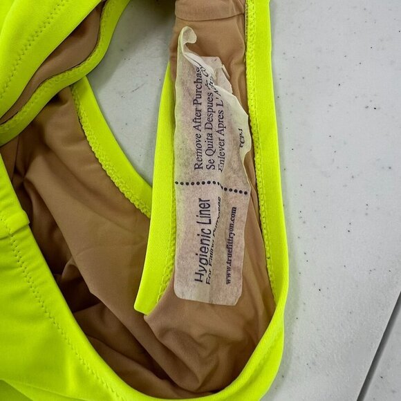 J.Crew Size 0 Neon Yellow One Piece Underwire Swimsuit Beach Resort Vacation - Picture 9 of 11